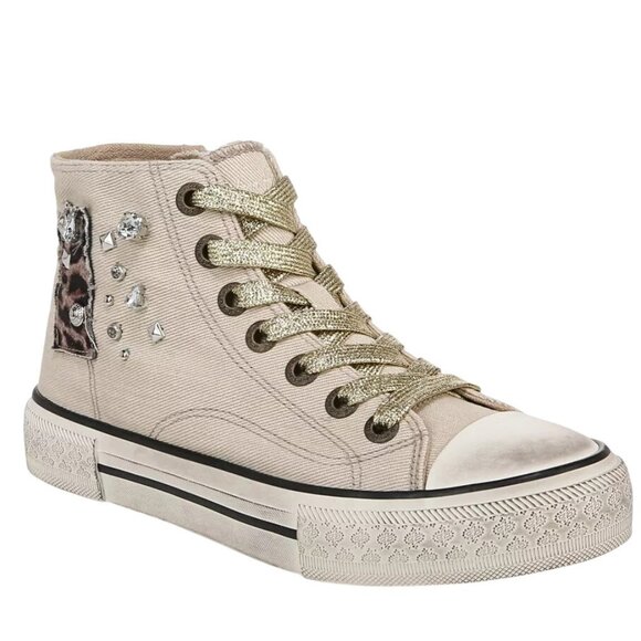 Blowfish Malibu Kimber-Hi - Womens Bone Sneakers - Picture 1 of 4